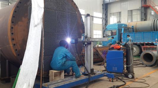 German automatic welding machine for tube sheet